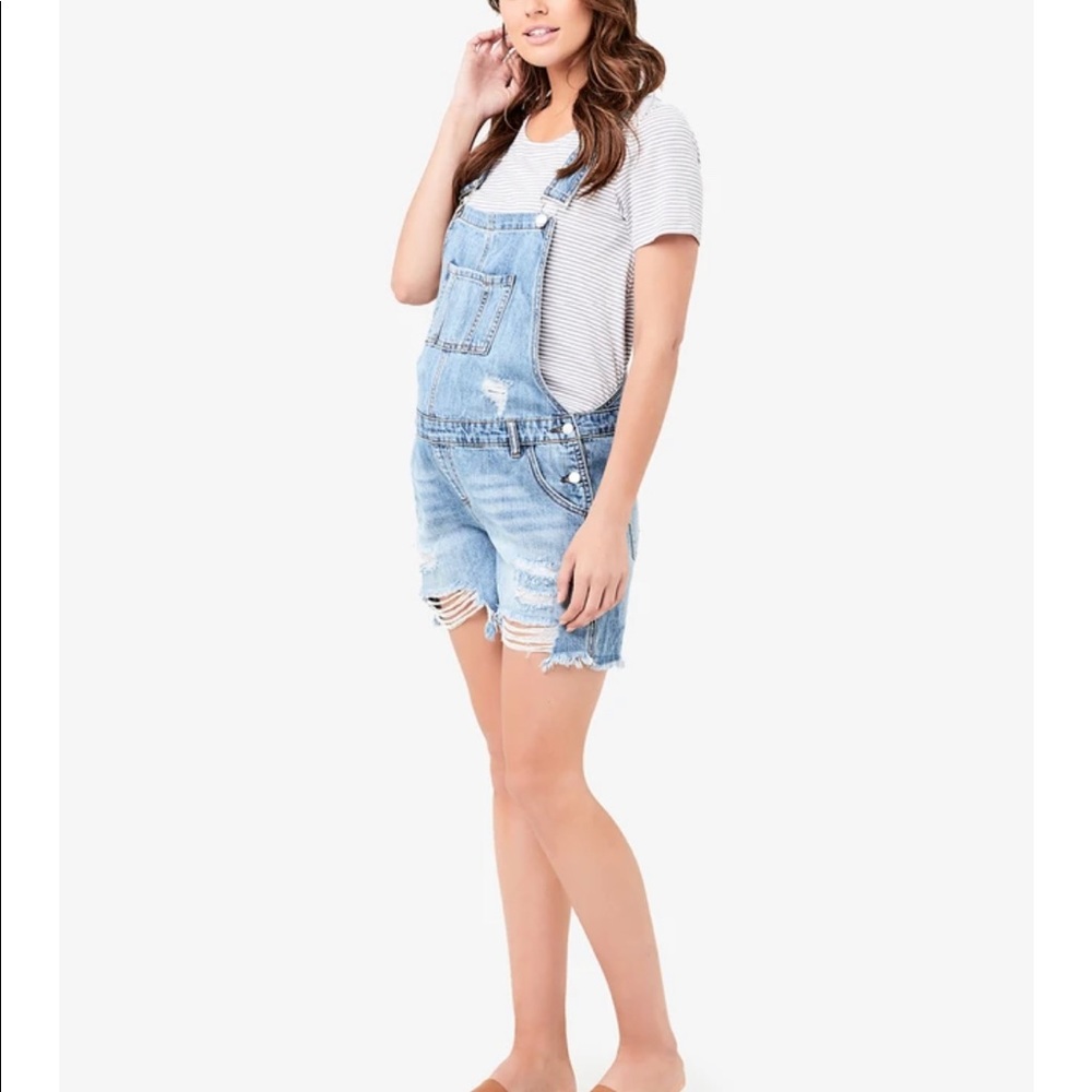 Ripe Denim Maternity Overalls